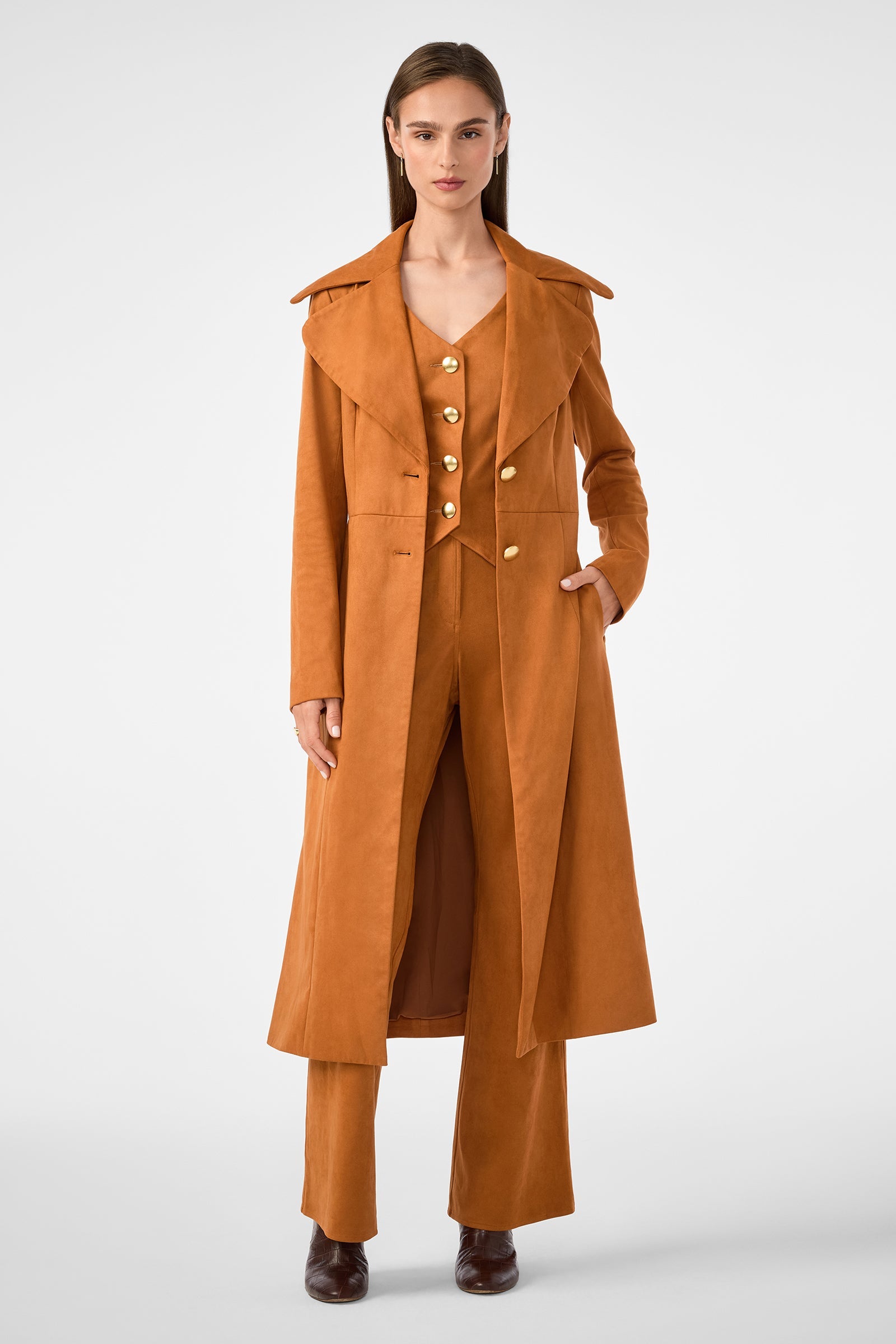 Trina Turk Kofi Suede Vest