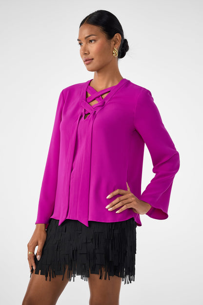 Trina Turk Picabella Lace-Up Top