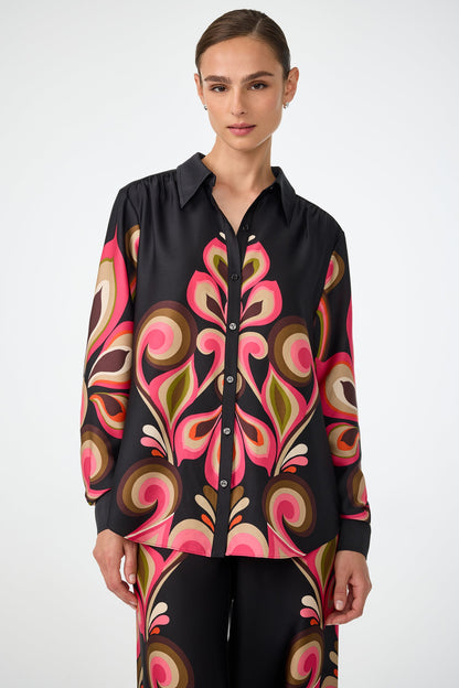 Trina Turk Cassavetes Border Shirt - Sanctuary