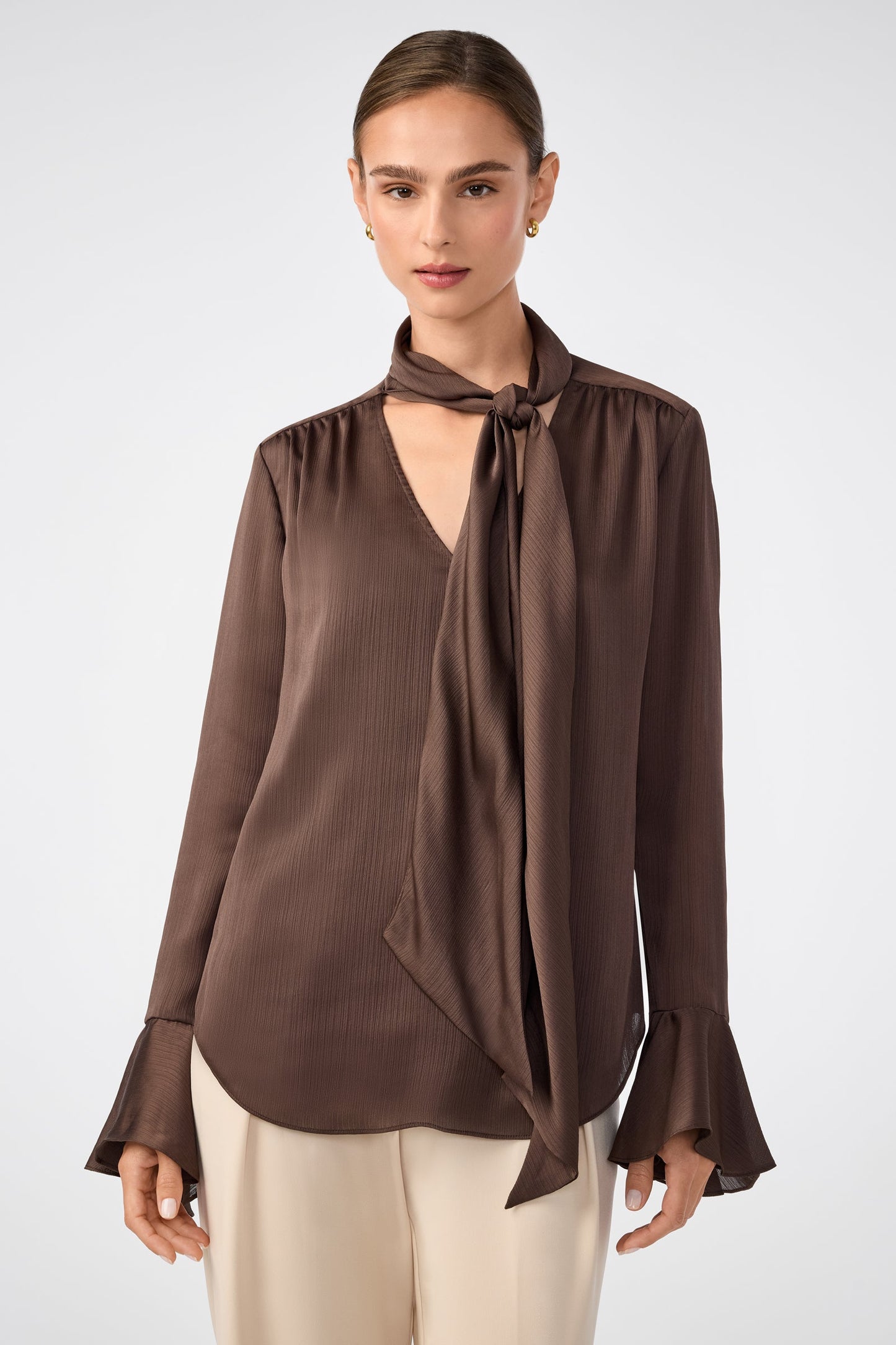 Trina Turk Alora Lavalliere Blouse