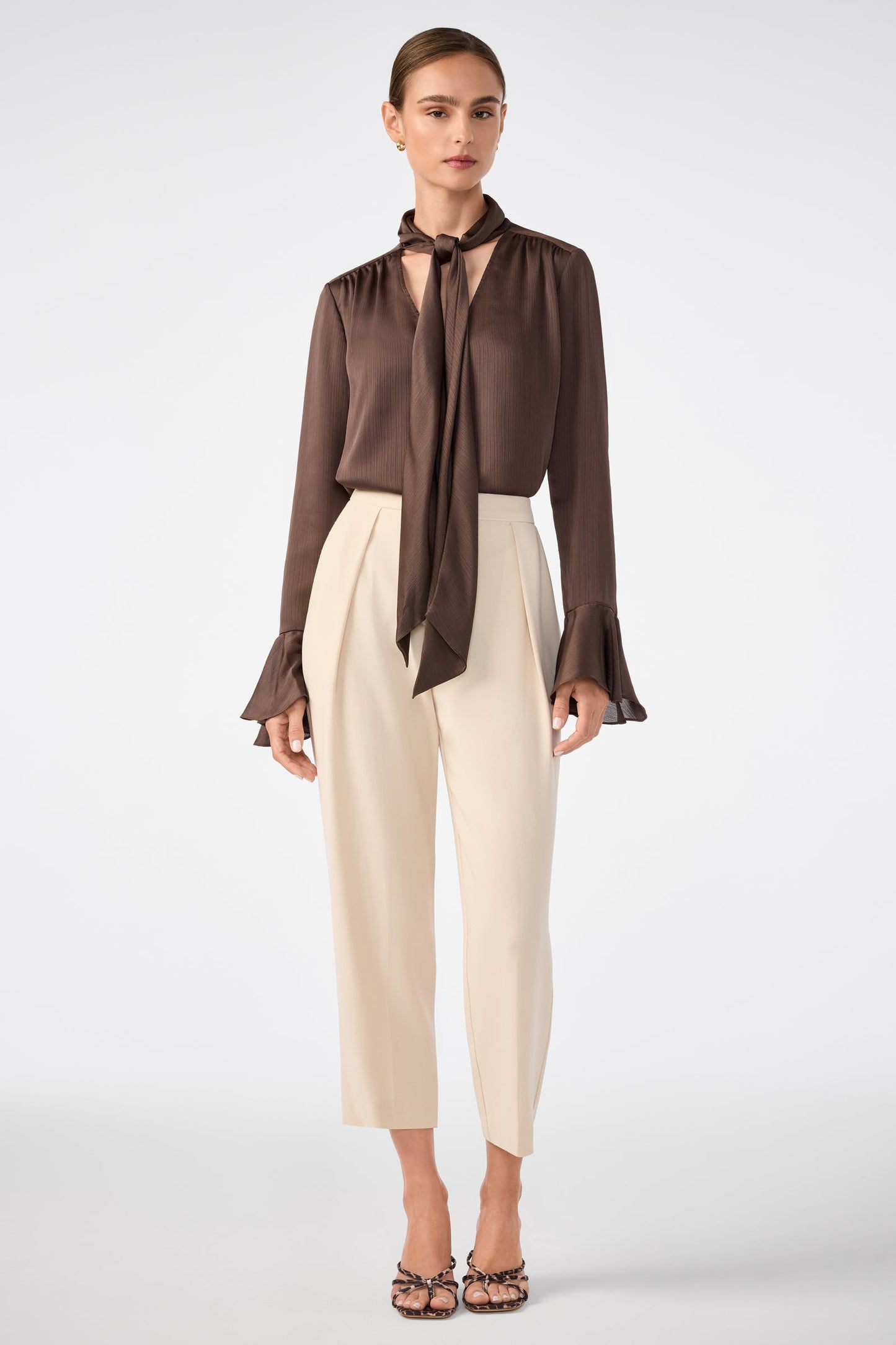 Trina Turk Alora Lavalliere Blouse