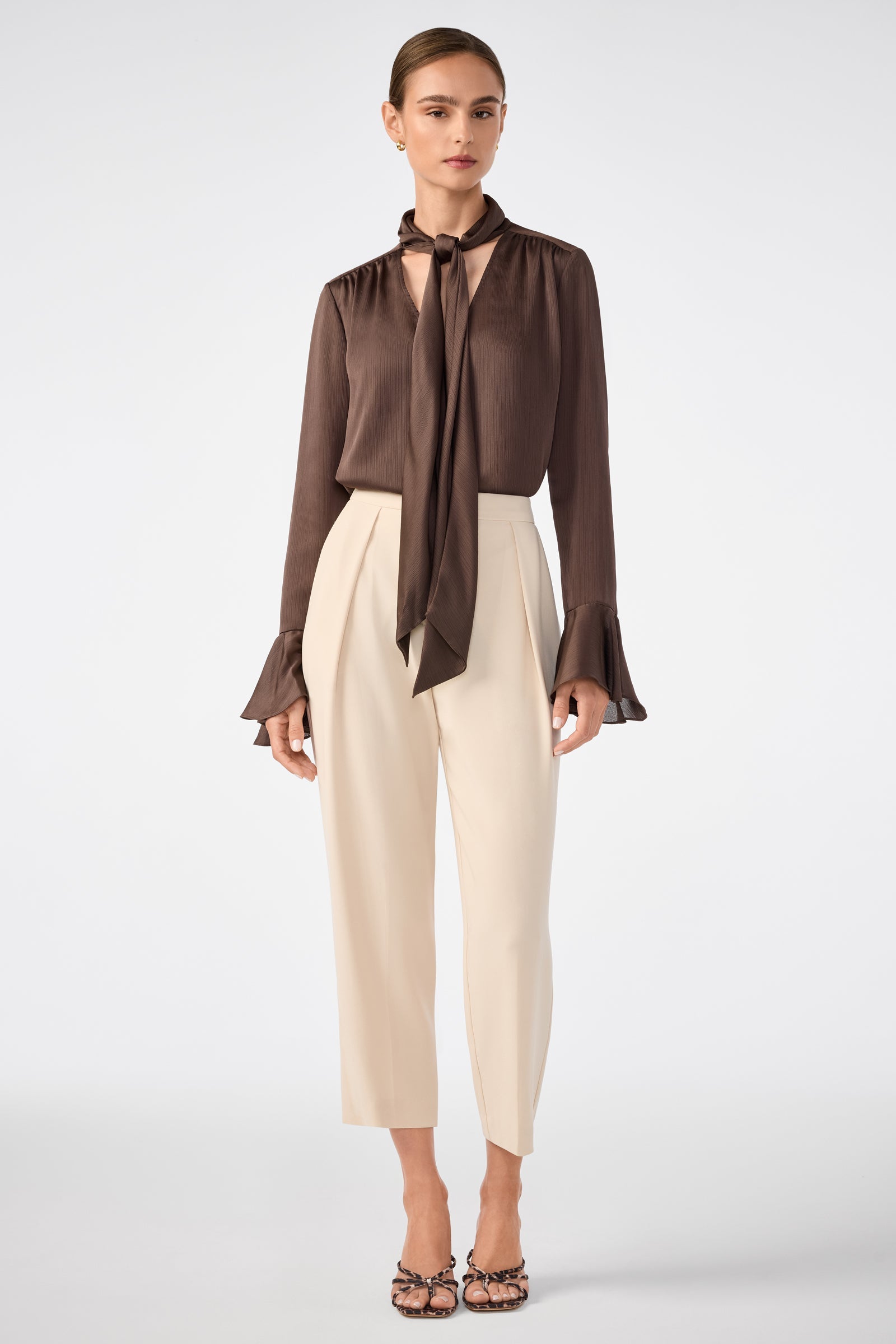 Trina Turk Alora Lavalliere Blouse
