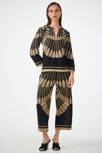Trina Turk Amy Top - Juniper Fil Coupe