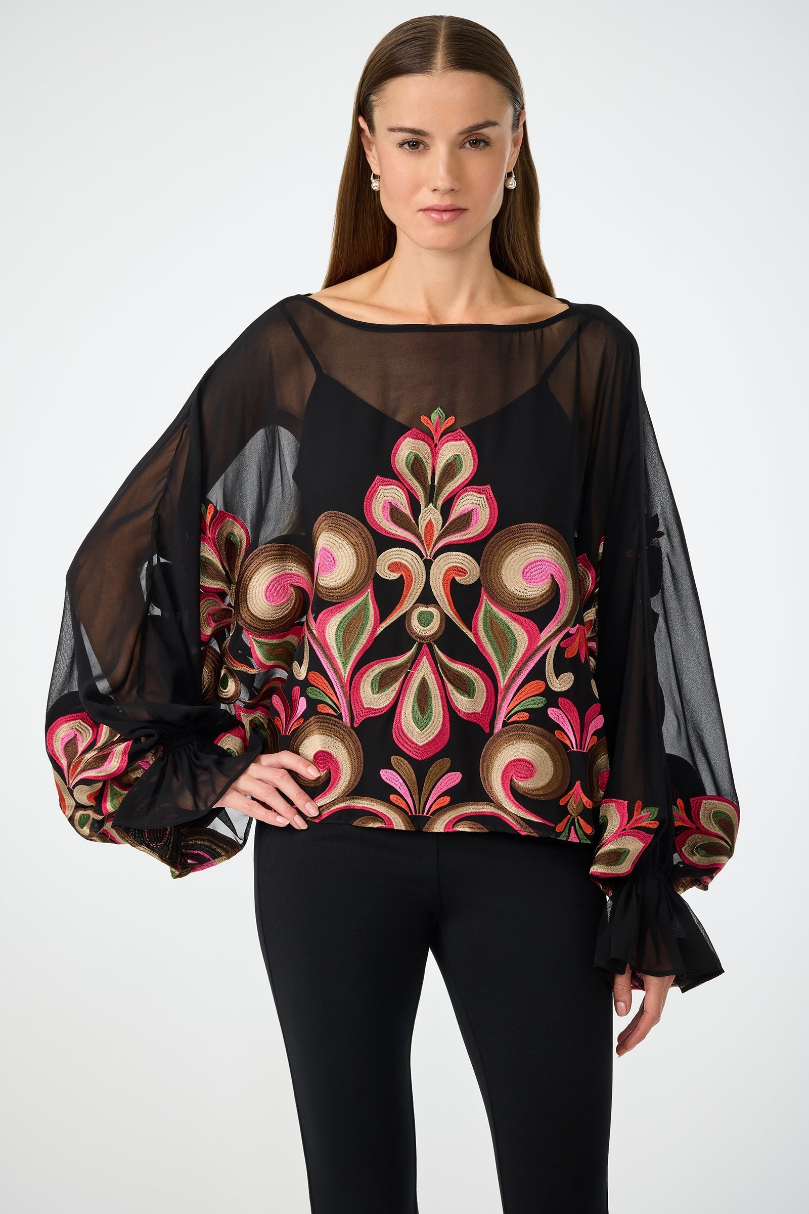 Trina Turk Soho Embroidered Top - Sanctuary