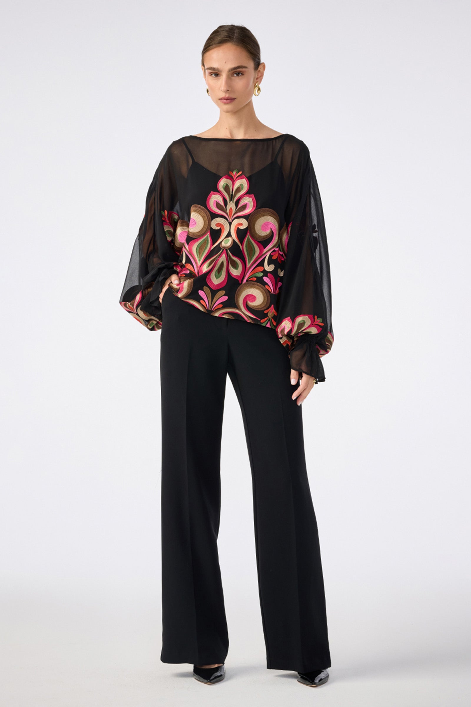 Trina Turk Soho Embroidered Top - Sanctuary
