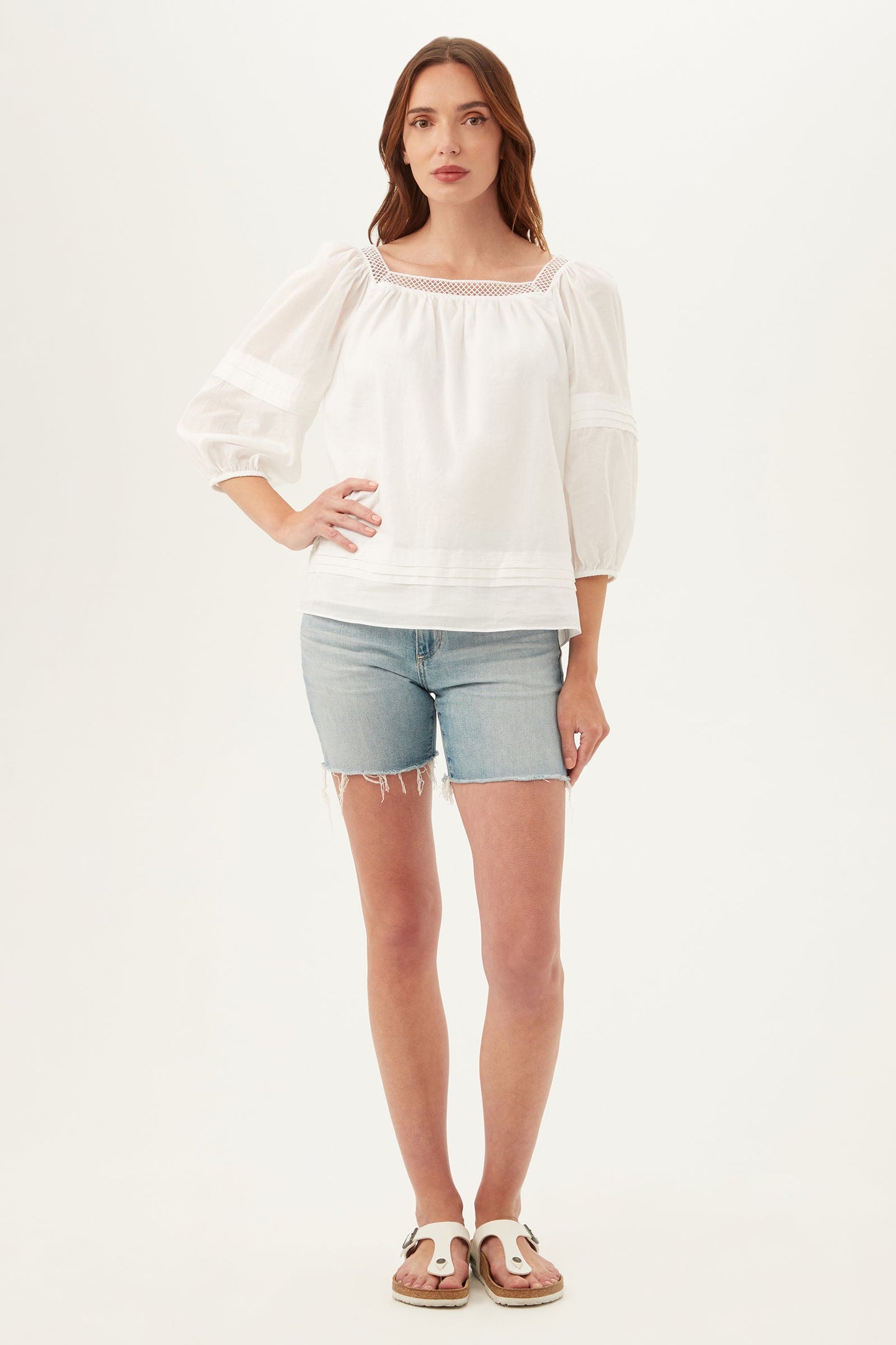 Trina Turk AG Women's Becke Light Blue Jean Short