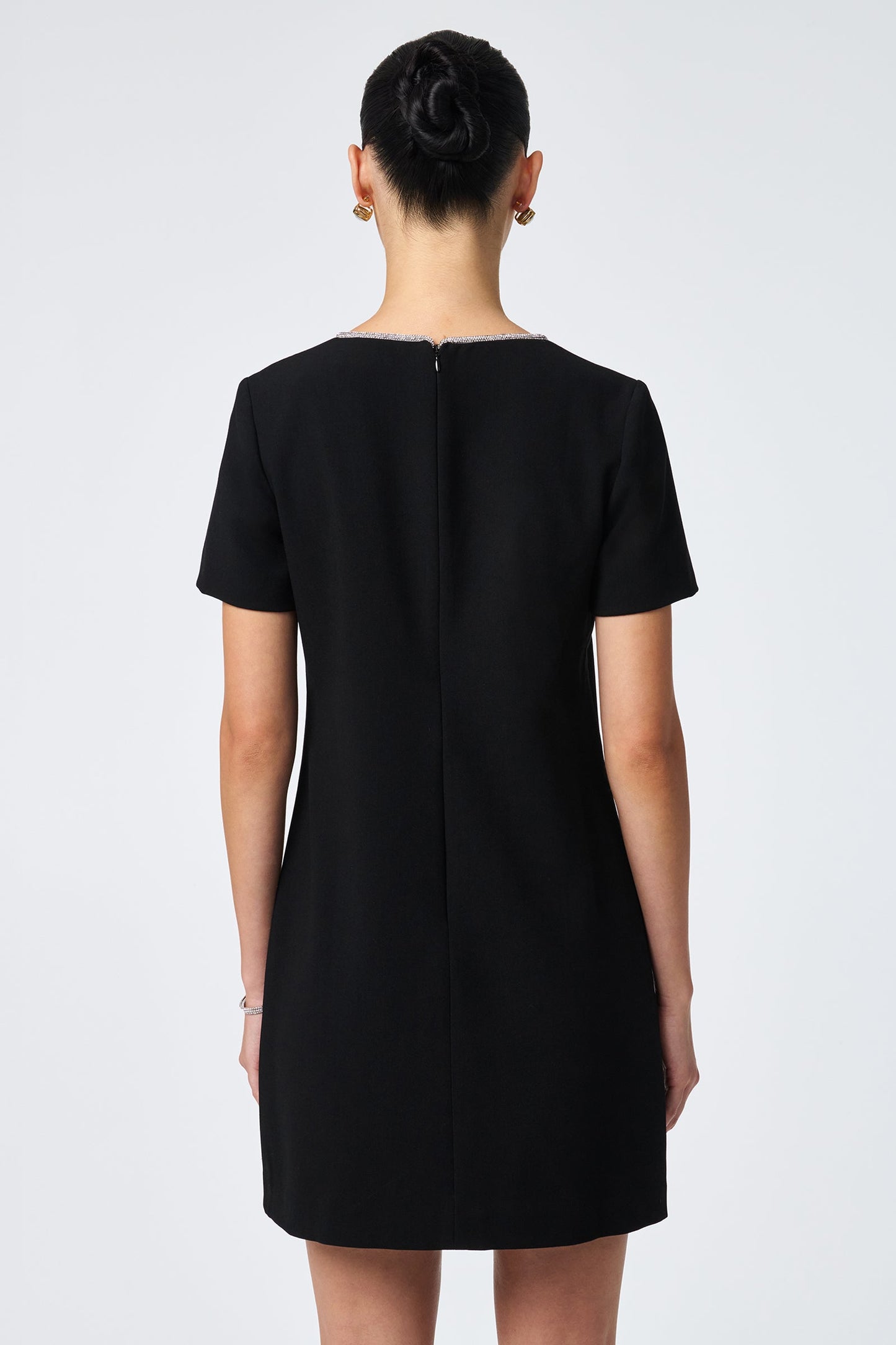 Trina Turk Obelle Crystal Trim Mini Dress