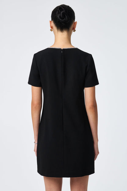 Trina Turk Obelle Crystal Trim Mini Dress