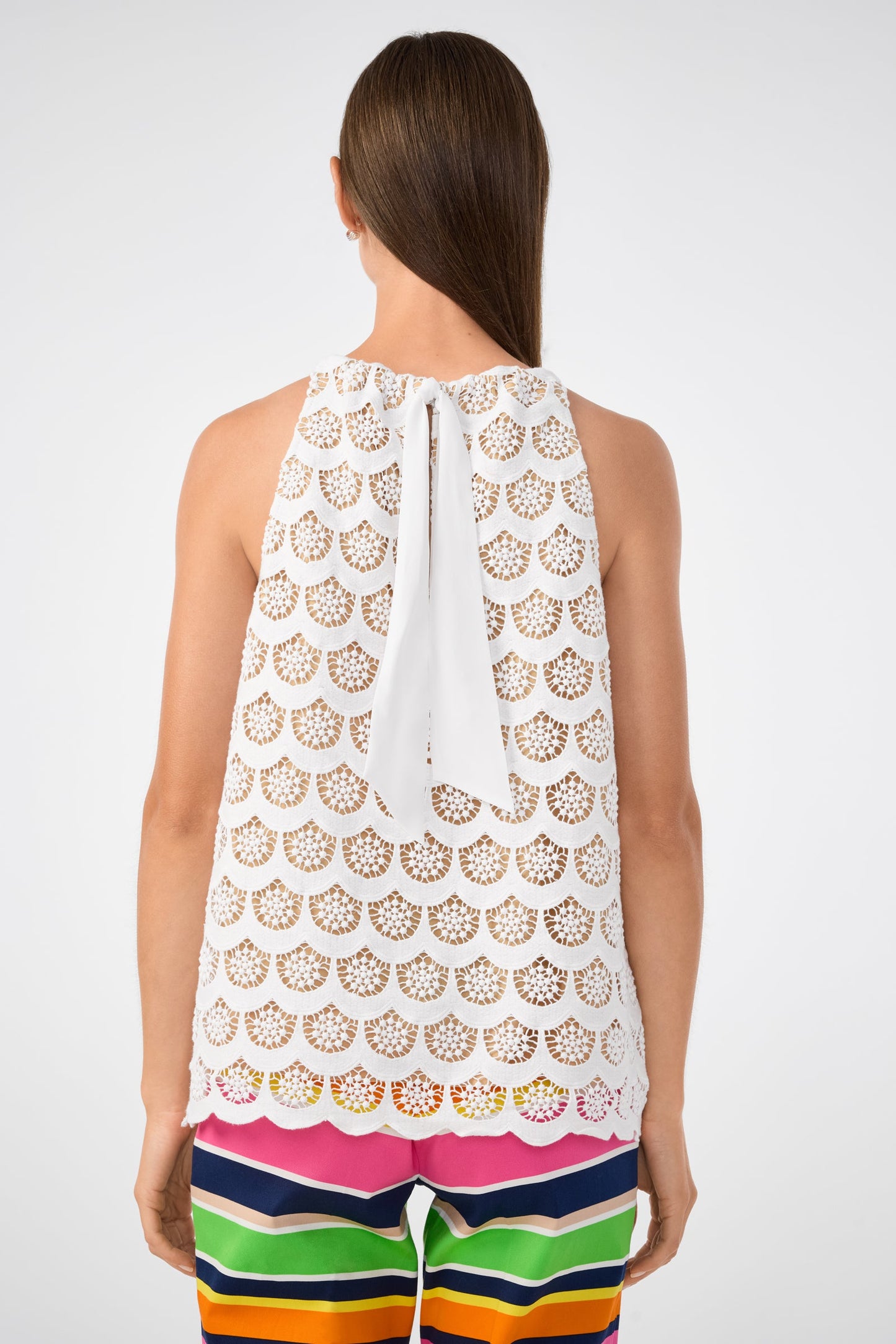 Trina Turk Rancho Crochet Halter Top