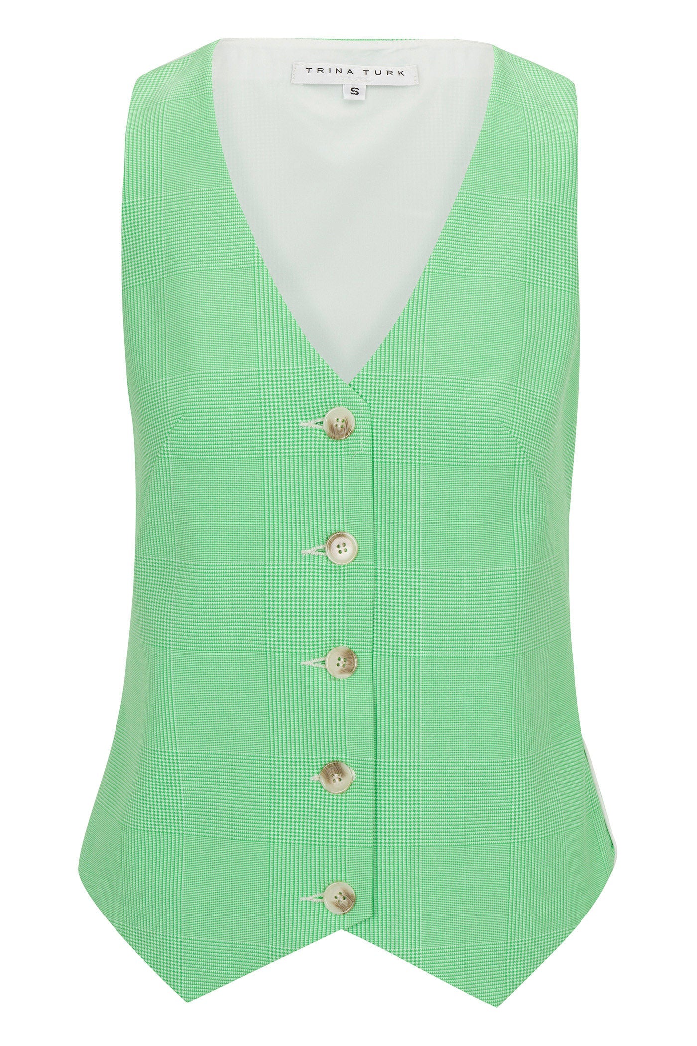 Trina Turk Challenge Vest Top - Game Time Glen Plaid
