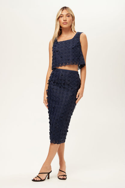 Trina Turk Serve Sleeveless Top - Agassi Embroidery