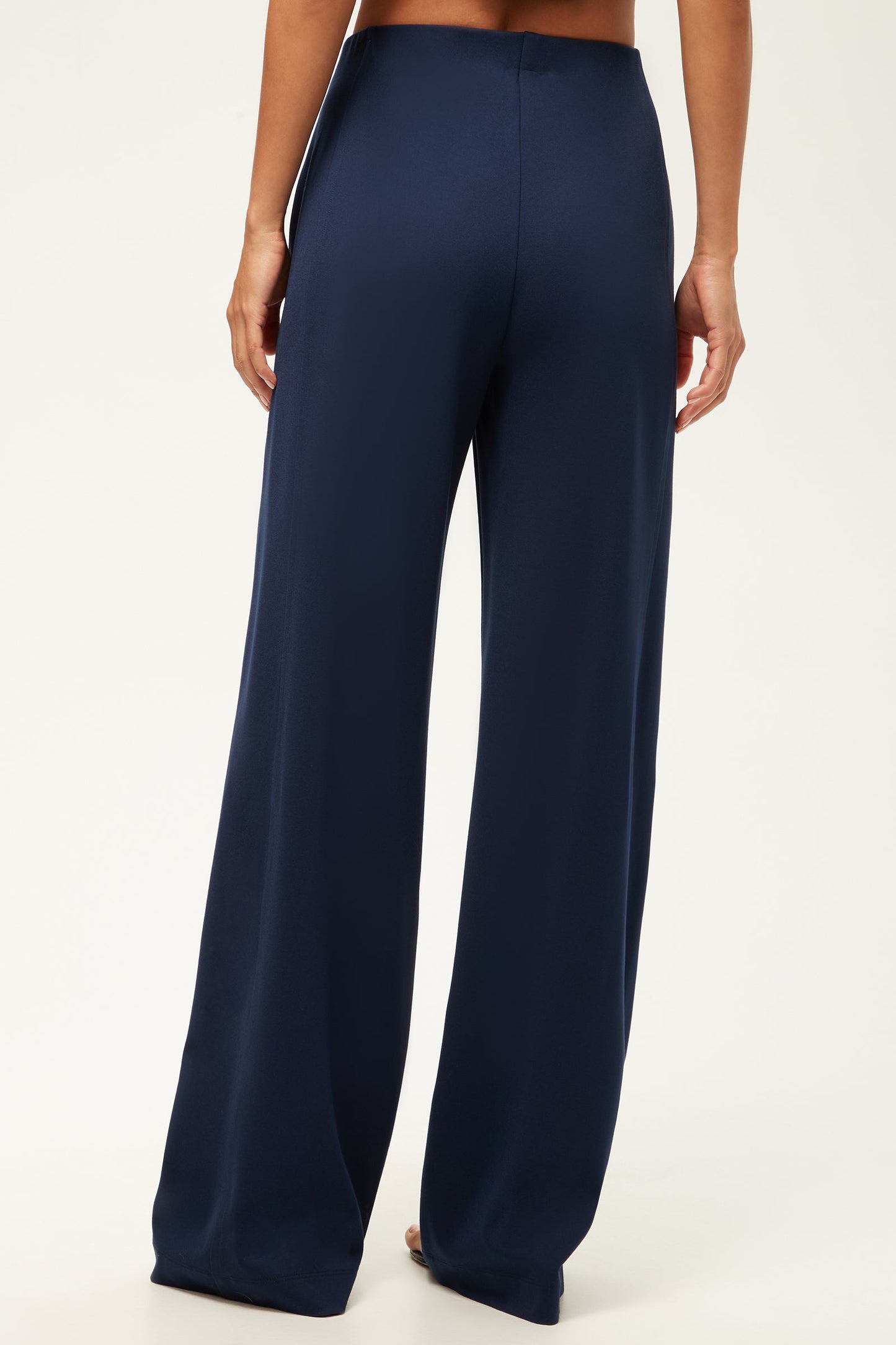 Trina Turk Record Essential Wide-Leg Pant - Cozy Ponte