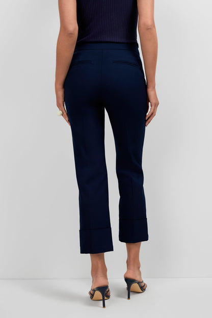 Trina Turk Banshee Cropped Cuff Hem Pant