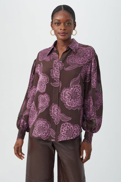 Trina Turk ANUKA 2 DOLMAN SLV SHIRT