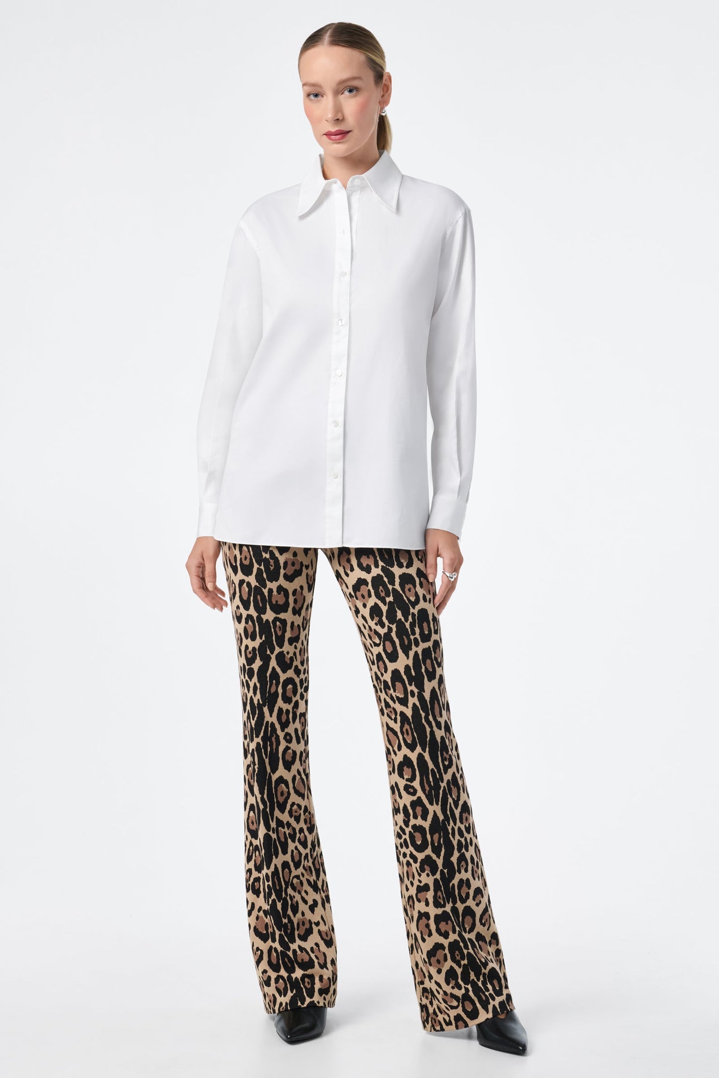 Trina Turk Litsa Button-Up Cotton Shirt