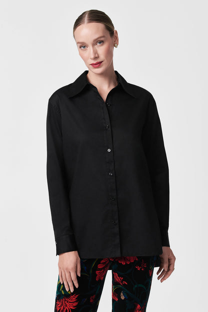 Trina Turk Litsa Button-Up Cotton Shirt