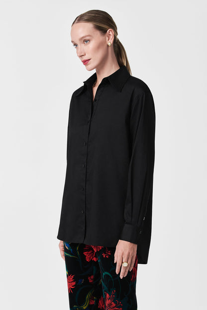 Trina Turk Litsa Button-Up Cotton Shirt