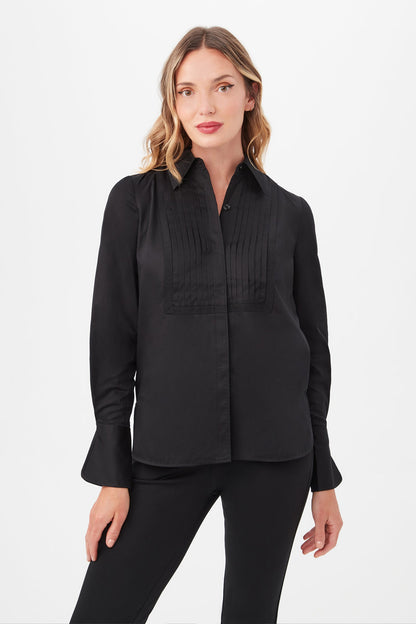 Trina Turk Delancey Long-Sleeve Button-Up Cotton Shirt