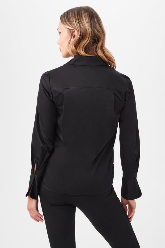 Trina Turk Delancey Long-Sleeve Button-Up Cotton Shirt
