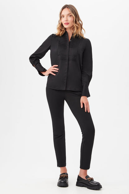 Trina Turk Delancey Long-Sleeve Button-Up Cotton Shirt