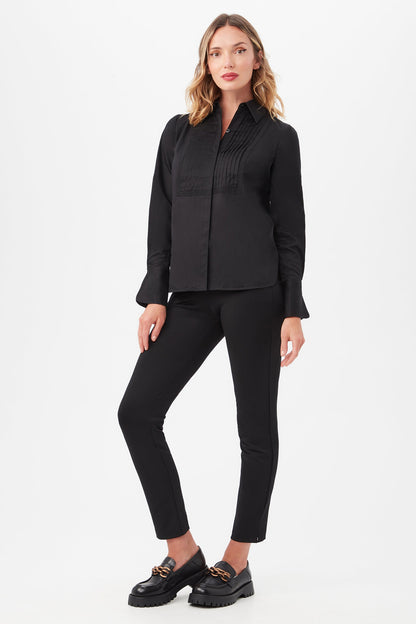 Trina Turk Delancey Long-Sleeve Button-Up Cotton Shirt